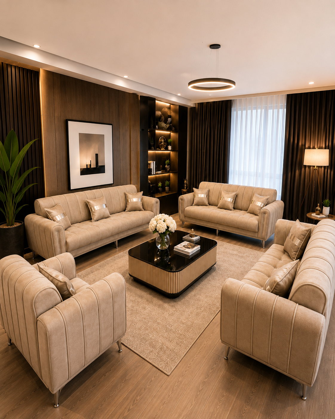 Pack appartement avec salon Élégance Sable